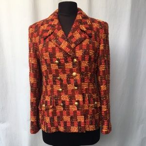 Escada Black Label Bouclé Jacket Sz36 EU or US Sz6